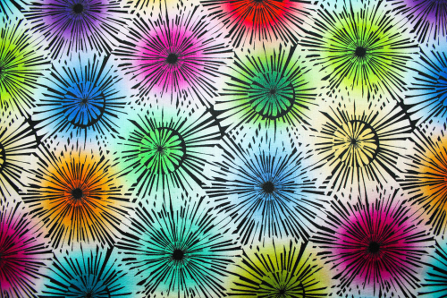 Designer- Baumwollstoff Bloom multicolor (10 cm)